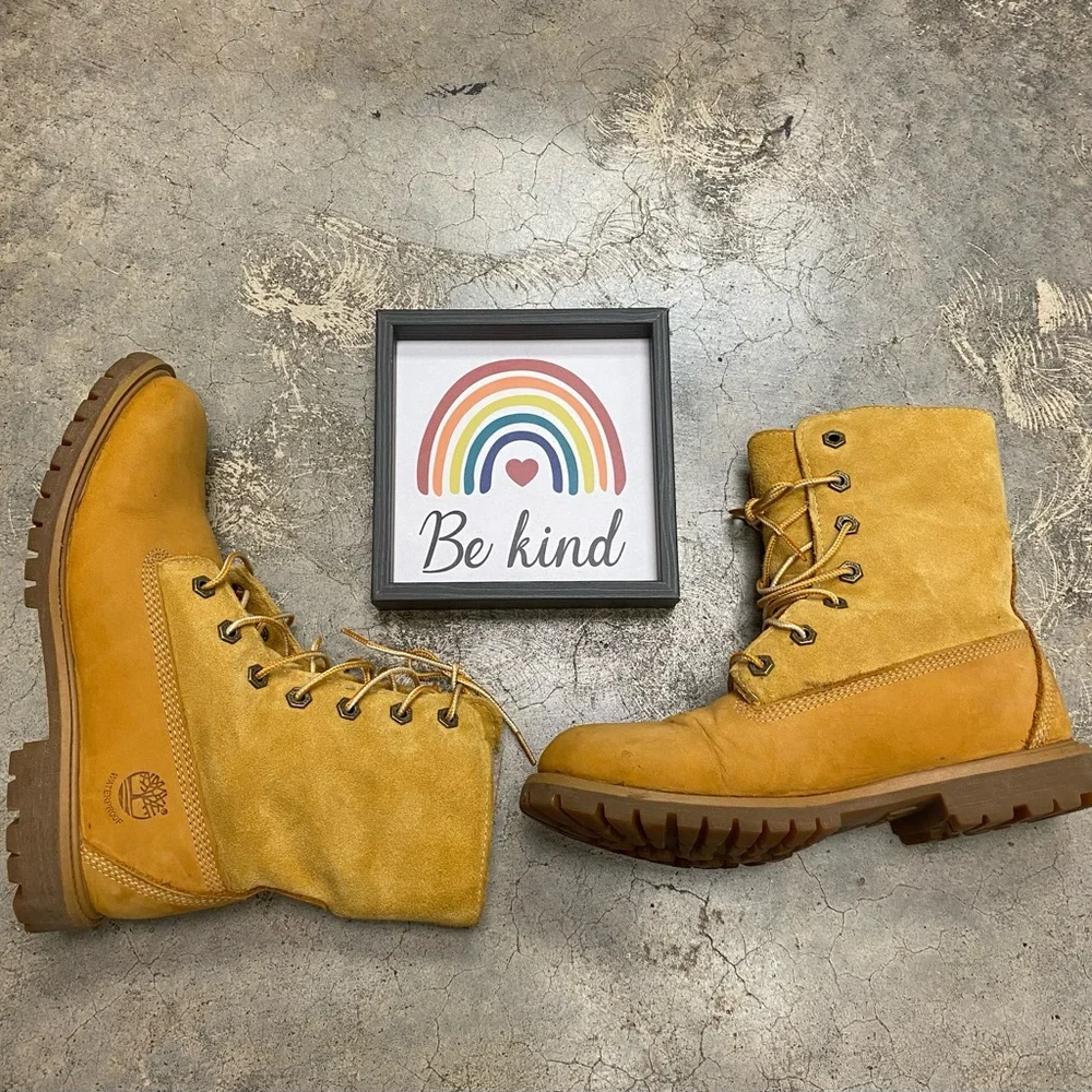 Timberland Authentics Teddy Fleece Boots in wheat nubuck leather